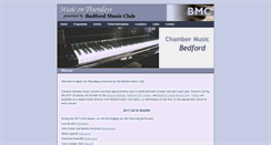 Desktop Screenshot of bedfordmusicclub.co.uk